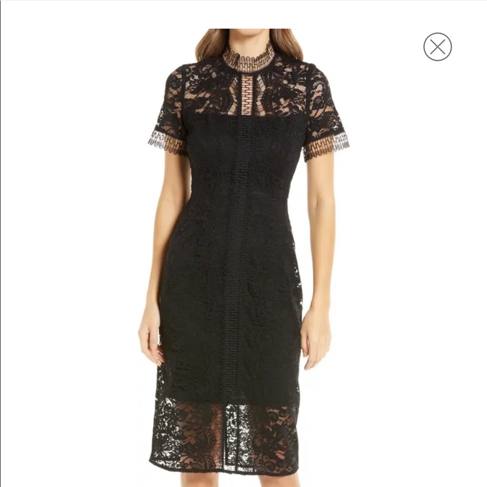 Beautiful Black Lace Cocktail Dress